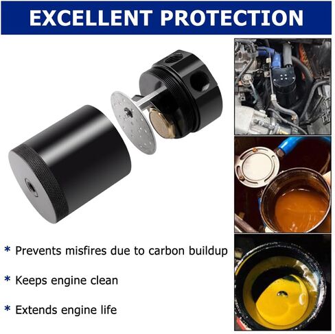 مجموعة علب صيد TECTICO متوافقة مع Bronco 2021 2022 2023، مجموعة خزان التقاط الزيت بمنفذين in Kuwait