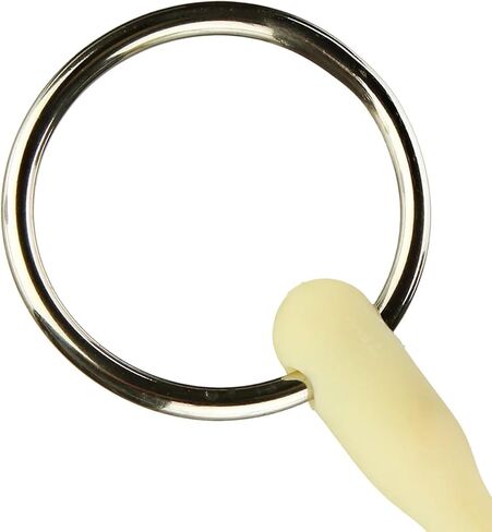 Mullen Shaped Loose Ring Bit - Apple Scented Durable Stainless Steel Rings Soft Polymer Middle Horse Riding Tack Mild Snaffle Mouthpiece Bit in Saudi Arabia