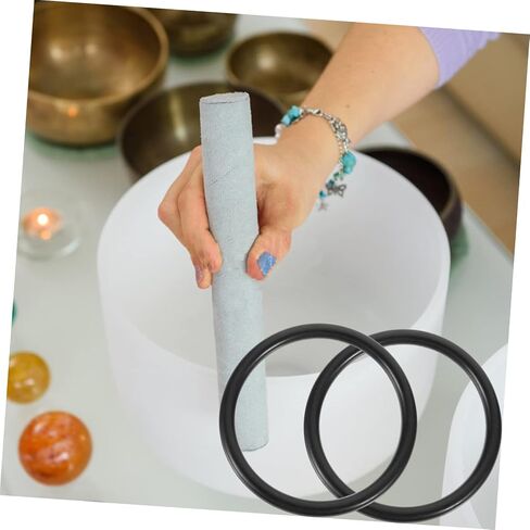 3pcs Music Bowl Washer Washers Cristal O Ring Singing Bowl Cushion Ring Sound Bowl Pad Rubber O- Ring for Playing Crystal Singing Bowl Singing Bowl Pad Decor Sound Bowl Mat Rubber in Saudi Arabia