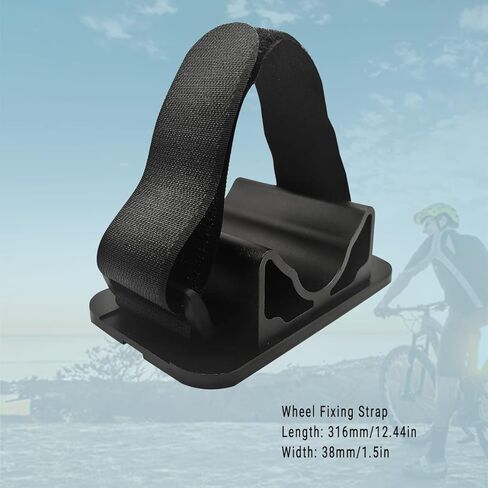 Bike Car Rear Wheel Rack Mount, Bicycle Rooftop Carrier Quick Release Bracket Set for Bicycle Truck Bed/Storage in Kuwait