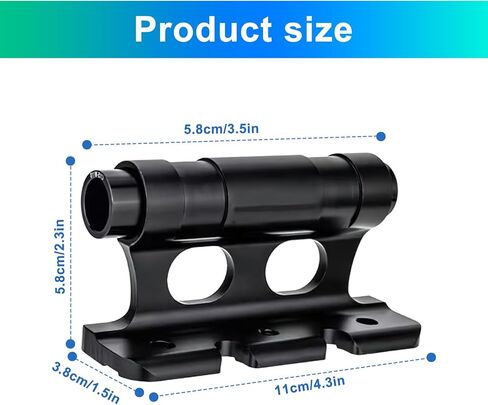 Bike Fork Mount, Aluminum Alloy Bicycle Quick Release Fork Mount Block, Bicycle Front Fork Fixed Clip, Car Roof Rack Support Bike Stand Holder with Adapters (Black) in Kuwait