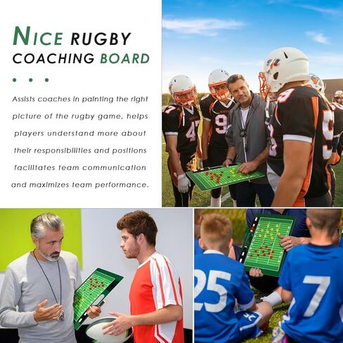 لوحة تدريب كرة القدم المغناطيسية للمسح الجاف من Keweis، لوحة بيضاء لتدريب كرة القدم على الوجهين، لوحة بيضاء للمسح الجاف مع 24 مغناطيسًا وأقلام تحديد، معدات تدريب كرة القدم، هدية للمدرب in Kuwait