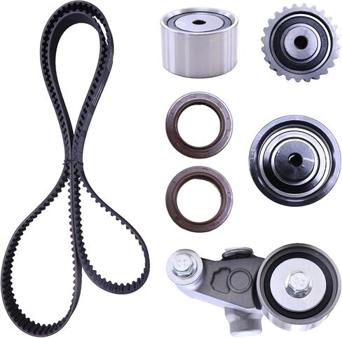 طقم حزام توقيت المحرك TCK304، متوافق مع 2006-2012 سوبارو امبريزا ليجاسي أوت باك فورستر 2.5 لتر SOHC H4 16 فولت، مجموعة مكونات حزام التوقيت، يحل محل TCKWP304A in Kuwait