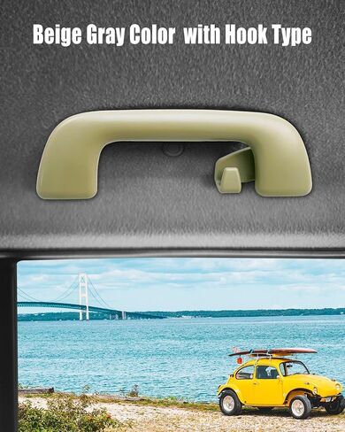 قطعة واحدة من مقبض سحب سقف السيارة بدون خطاف يناسب Toyota Rav4 Yaris Aruis والمزيد استبدال 74610-52020 74610-52030 74619-0M010 74683-8010، درابزين أمامي رمادي in Saudi Arabia