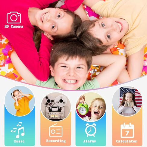 ساعة ذكية للأطفال - جهاز تعقب GPS للأطفال، ساعة هاتف خلوي للأطفال 4G غير مقفلة مع بطاقة SIM، تدعم مكالمات واي فاي فيديو/دردشة صوتية/نصية، ساعة وظيفة فتح القفل، عيد ميلاد للأطفال 3-15 بنين بنات (29 وردي) in Kuwait