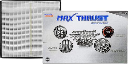 فلتر هواء محرك Spearhead Max Thrust Performance لجميع المركبات التي قطعت مسافة طويلة - يزيد من القوة ويحسن التسارع (MT-295) in Saudi Arabia
