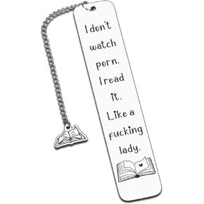 Smutty Bookmark Gifts for Reading Women Stocking Stuffers for Women Spicy Bookish Gifts for Book Worms Nerd Book Lovers Gifts for Female Besties Friends Dark Romance Bookmarks, Merch for Adults Her