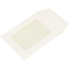 yokive 10 pack clost full-face window ، 3 "رسالة صور مستند رسائل مراسلة 3 من جانب واحد ، رائع لمكتب الأعمال (أبيض)