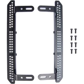 Metal Side Pedal Step Running Boards Foot-Plate Compatible with Tra-xxas TRX-4 TRX4 Bronco 1/10 RC Crawler Car
