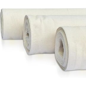 Canvas Fabric | 7 OZ Canvas Fabric by The Yard | Canvas Fabric Roll 62" Wide | Canvas Cloth | Premium Duck Cloth Canvas Rolls for Painting, Upholstery, & Crafts - Natural Canvas Roll | 1 Yard