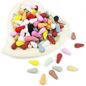 40PCS Heart Silicone Beads Mix Color Silicone Beads Bulk Spacer Beads Colorful Shaped Beads for DIY Craft Garland Keychain Lanyard Necklace Bracelet Jewelry Making Accessories Handmade Crafts