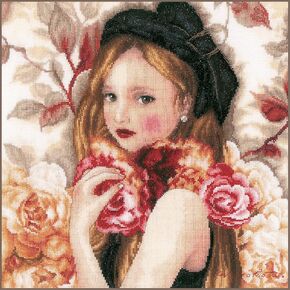 Lanarte Cross Stitch, Hold Roses (30 Count)