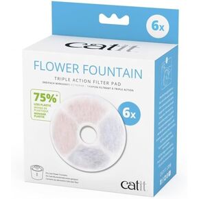 Catit GENUINE Fountain Frameless Cartridge 6pk
