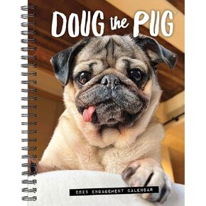 Doug the Pug 2025 6.5" x 8.5" Engagement Calendar
