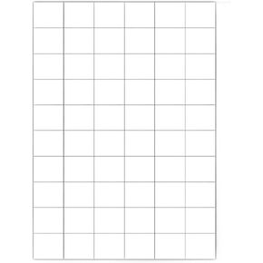Removable Stickers Labels - Blank Printable Sticker fit for Laser Inkjet Printers White Labels for Food Cans Jars Containers Labels Freezer Storage Labels 720 Pieces