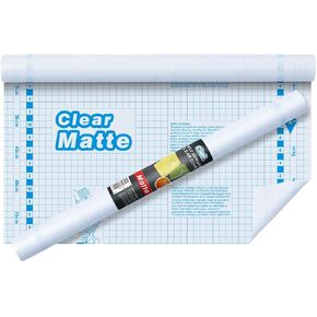 Chell Matte Clear Contact Paper for Books, Book Cover 17.5 in x 5 ft