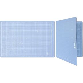IMAT Flip Cutting Mat Note ، A3 (إصدار CM) ، 12 "x18" (30 × 45 سم) ، قابلة للطي ، مثالية للحرف اليدوية ، قطع الورق ، الرسوم التوضيحية المرسومة باليد ، التصنيفات الإبداعية (الأخضر الفاتح)