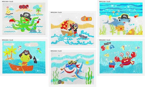 Aifieego Small Diamond Art for Kids Girls Ages 6-8 8-10 8-12 10-13,5D Mini Diamond Painting Kits, Gem Art Kits for Teens (Flower Animal Pack) in Saudi Arabia