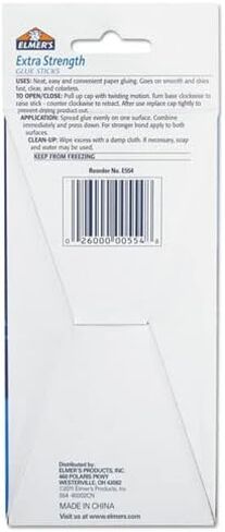 Elmer's Extra Strength Glue Sticks, Washable, 8 Grams, 24 Count in Saudi Arabia