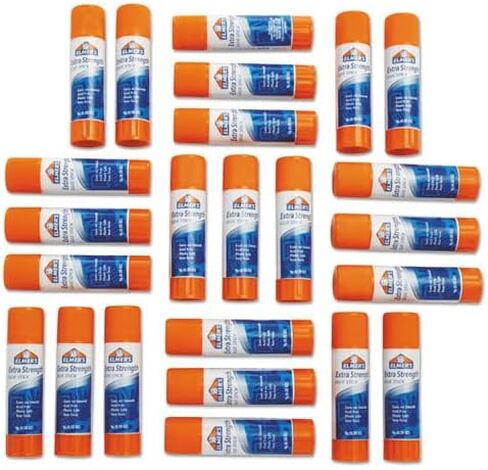 Elmer's Extra Strength Glue Sticks, Washable, 8 Grams, 24 Count in Saudi Arabia