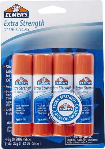 Elmer's Extra Strength Glue Sticks, Washable, 8 Grams, 24 Count in Saudi Arabia
