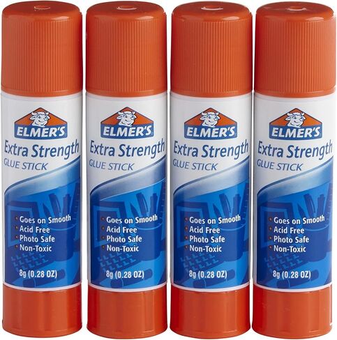 Elmer's Extra Strength Glue Sticks, Washable, 8 Grams, 24 Count in Saudi Arabia