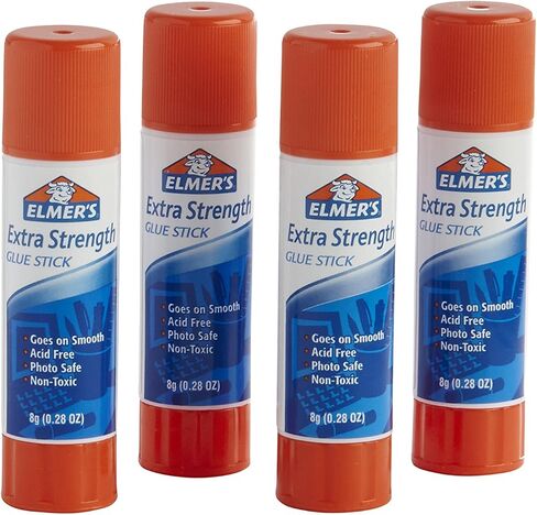 Elmer's Extra Strength Glue Sticks, Washable, 8 Grams, 24 Count in Saudi Arabia