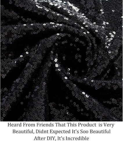 Pardecor Sequin Fabric by The Yard Glitter Fabric 1 Yard Little Mermaid Fabric Mesh Fabric Sequence Fabric Linen Material Fabric for Sewing Sparkle Cloth Fabric (1 Yard, Lavender) in Saudi Arabia