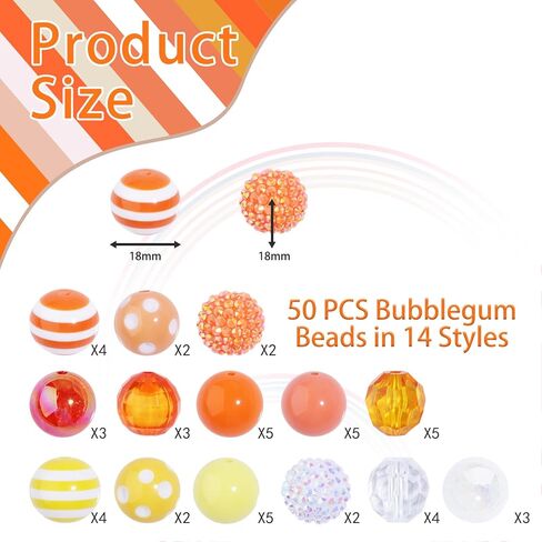 50 pcs 20mm chunky bubblegum حبات ، حبات لأقلام الخرز بؤرخات ، حبات ، حبات ، حبات قابلة للخرز للأساور DIY ، قلادات ، مصنوعة مفاتيح ، صناعة المجوهرات ، دموع Mermaid's in Kuwait