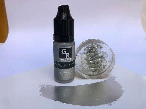 Metallic Alcohol Ink Set -26 Metallic Colors Alcohol Based Ink for Resin Art, Fluid Art,Resin Craft,Resin Petri Dish，Alcohol Ink Paint for Yupo,Tumbler (Metallic 26 Color Set) in Kuwait