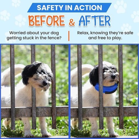 Keep Your Pet Safe, No Escaping Through Fence, Fence Blockers for Dogs, Collar to Keep Dog in Fence (Red, Small) in Saudi Arabia