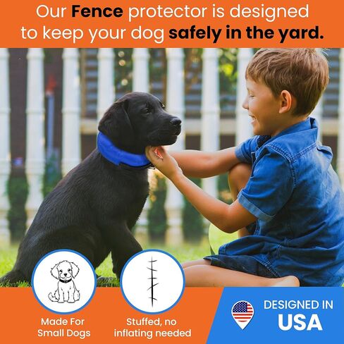 Keep Your Pet Safe, No Escaping Through Fence, Fence Blockers for Dogs, Collar to Keep Dog in Fence (Red, Small) in Saudi Arabia