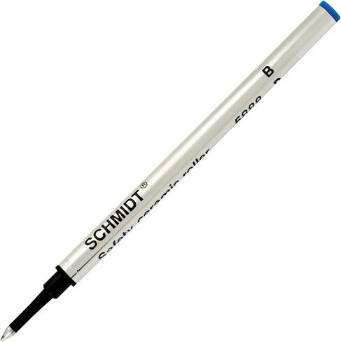 Schmidt Safety 5888 Ceramic Rollerball Broad Point 1.0mm Metal Tube, Blue, 6 Pack Blister (SC58167) in Saudi Arabia