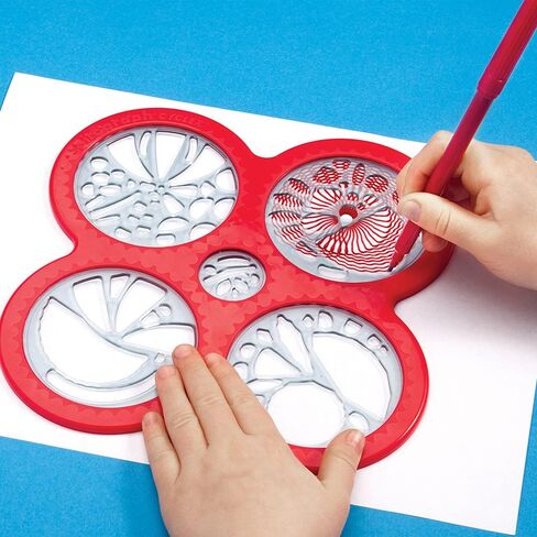 Spirograph - مجموعة Cyclex - مجموعة الفن - عجلة الاستنسل الدوارة تخلق تصاميم لا حصر لها - للأعمار 8+ in Kuwait