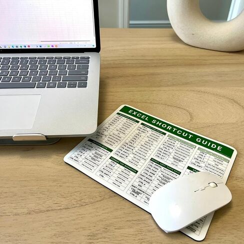 Excel Dictionary MAC iOS 84 Keyboard Shortcut Hotkeys Reference Guide for Excel Spreadsheets Mousepad 7" x 9" (MAC) in Saudi Arabia