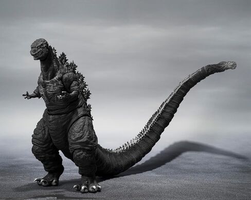 TAMASHII NATIONS - Shin Godzilla - Godzilla [2016] The Fourth ORTHOchromatic Ver., Bandai Spirits S.H.MonsterArts Action Figure in Saudi Arabia
