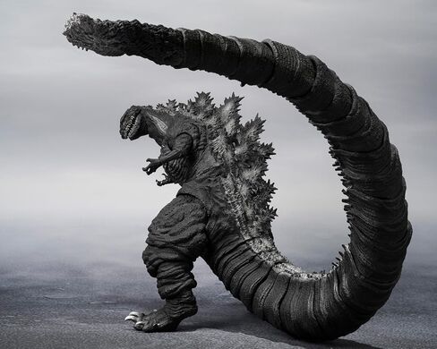 TAMASHII NATIONS - Shin Godzilla - Godzilla [2016] The Fourth ORTHOchromatic Ver., Bandai Spirits S.H.MonsterArts Action Figure in Saudi Arabia