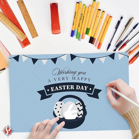 Pastel Color Paper, 8.5 x 11" Multi-Color Bulk Paper for Spring & Easter Greetings, Art & Crafts, Invitations | Regular 20lb Bond | 80 Blue, 80 Pink, 80 Green, 80 Canary, 80 Goldenrod (400 Total)… in Kuwait