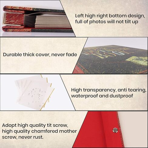 Scrapbook Photo Album Our Adventure Book - DIY Handmade Album Scrapbook Movie Up Travel Scrapbook for Anniversary, Wedding, Travelling, Baby Shower, etc (Travel Scrapbook) in Saudi Arabia