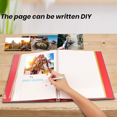 Scrapbook Photo Album Our Adventure Book - DIY Handmade Album Scrapbook Movie Up Travel Scrapbook for Anniversary, Wedding, Travelling, Baby Shower, etc (Travel Scrapbook) in Saudi Arabia