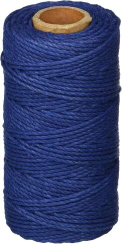 Hemptique Spool #48 Hemp Cord for Macramé & Jewelry Making - قم بإنشاء مشاريع جميلة ودائمة مع سلك الديكور المتميز - خيوط قطنية مصقول مع البطاطا والذرة للنهاية السلسة - ريفي in Kuwait