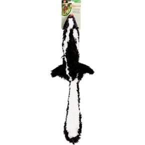 SPOT Skinneeez Stuffless Dog Toy with Squeaker | Plush Tug of War Skunk Squeak Toy for Small and Large Dog Breeds | Machine Washable | Large