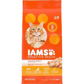 IAMS Proactive Health Healthy Adult Dry Cat Food with Chicken, 7 lb. Bag