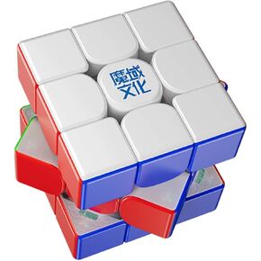 Moyu Super WeiLong 2023 Ball Core UV Coated Magnetic Speed Cube 3x3 Puzzle Cube Stickerless MagLev Master Cube (20-Magnet MagLev Ball-core UV Coated)