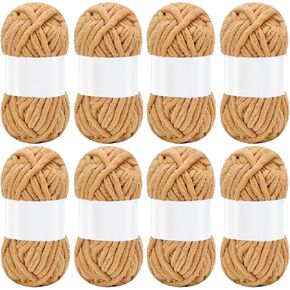 Erlyeen Chenille بطانية غزل chunky chunky jumbo ناعمة سميكة زهرة الفطائر غزل DIY للكروشيه يدوية الحياك