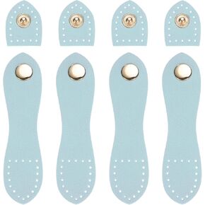 uxcell Leather Snaps Buckles Sew on Leather Purse Tab Closures Fasteners for Purse Wallet Bag Making