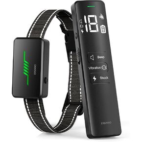 Shock Collar for Dogs -3300FT Dog Training Collar with Remote Innovative IPX7 Waterproof Rechargeable，Electronic Dog Collar with Beep, Vibration, Safe Shock Modes for Large Medium Dogs （10-120 lbs）