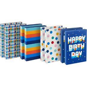 Hallmark Medium Gift Boxes with Lids (5 Shirt Boxes, Kraft) for Birthdays, Graduations, Christmas, Weddings, Bridal Showers
