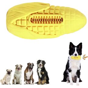 Indestructible Dog Toys Chew Toy Bite Resistant Corn on The Cob Built-in Vocalization, Chewing Vocalization The Product Comes with Milk Flavor