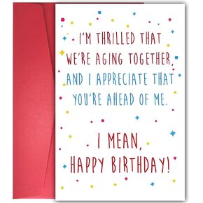 Funny Sober Card - Encouragement & Anniversary for Friends & Family, Sobriety Card, Gifts for Men & Women